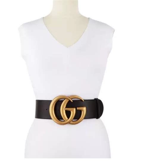 replica gucci wide leather belt|high waist gucci belt.